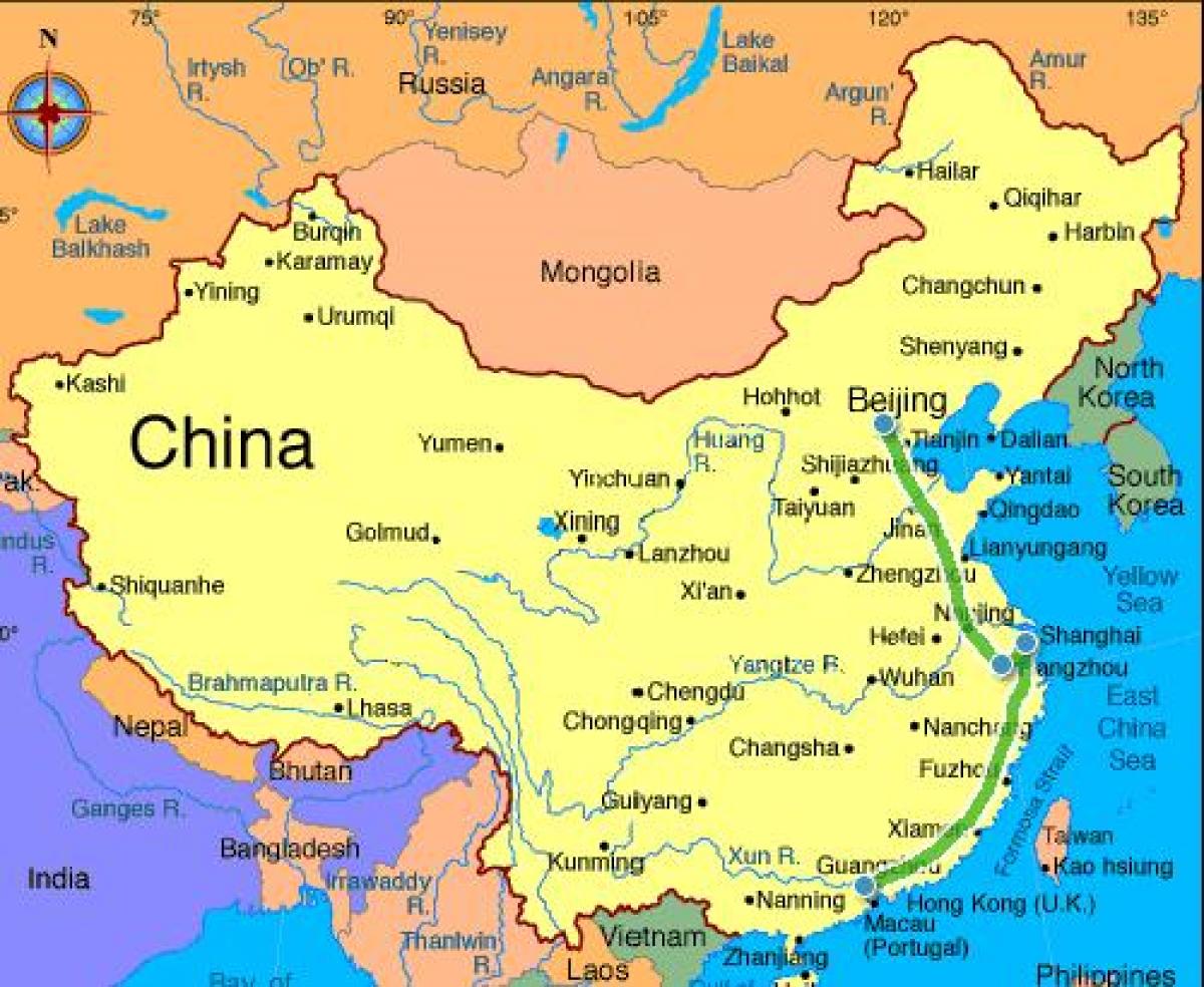 Кина копно мапи