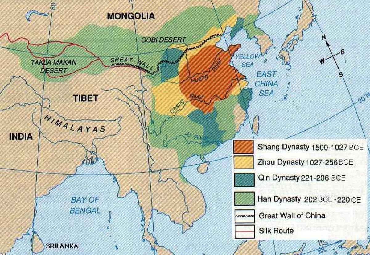 древни Кина географија