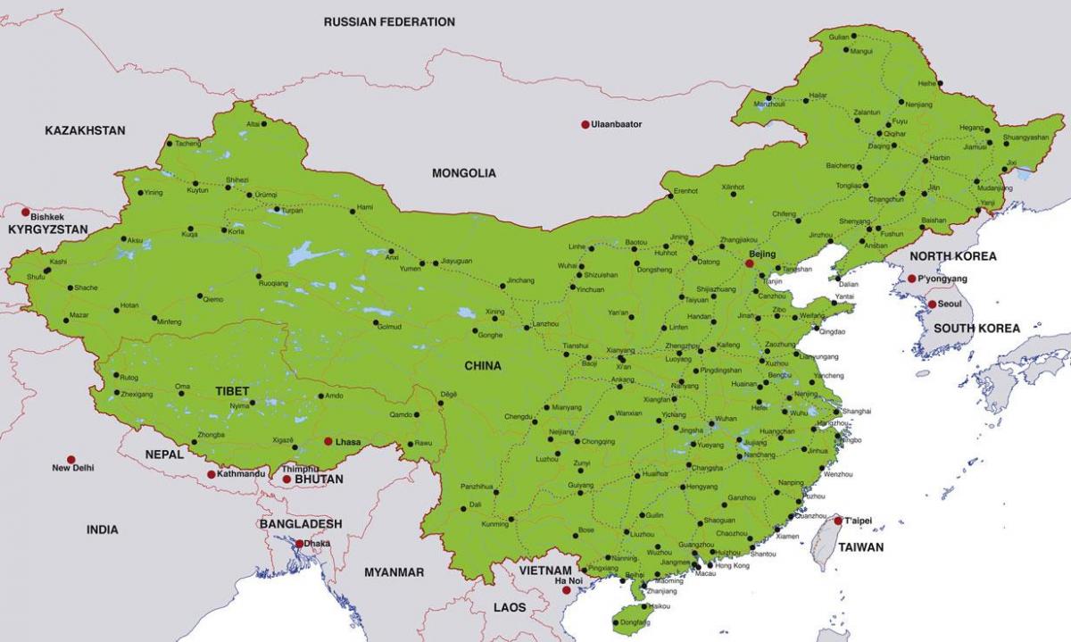 Кина мапа градова