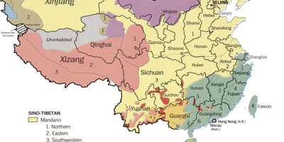 Језику карта Кине