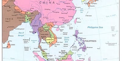 Карта Кине источној рути