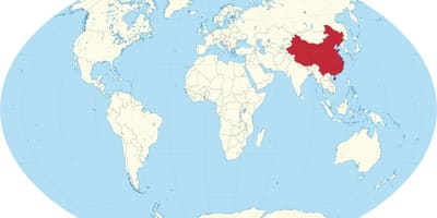 Кина на мапи света