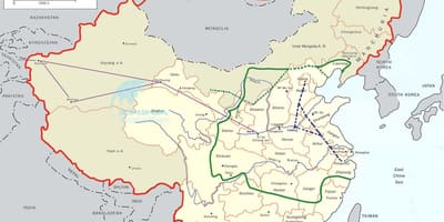 Карта Кине велики канал