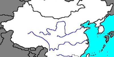 Празна мапа Древне Кине