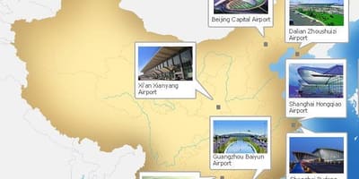 Мапа аеродрома Кине