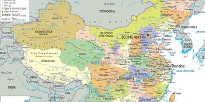 Политичкој мапи Кине