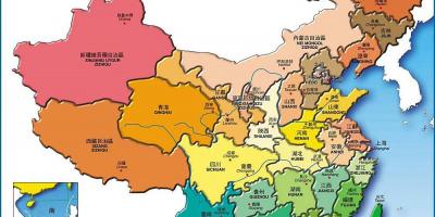 Мапа провинције Кине